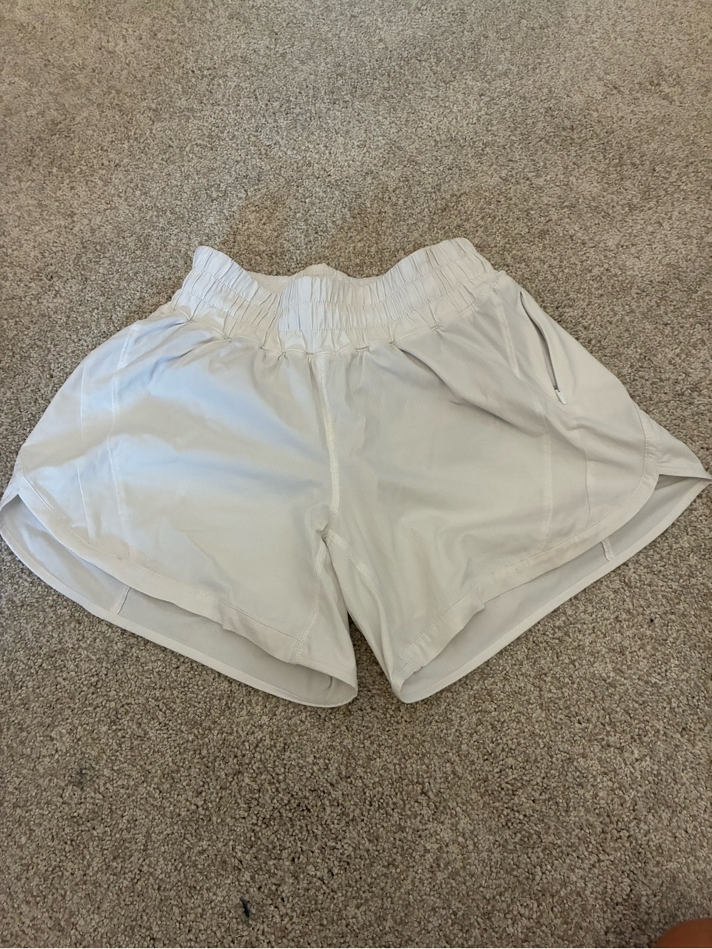 lululemon athletica White High-Rise Athletic Shorts